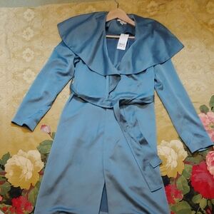 Bar III Wide Collar Duster w/ Belt